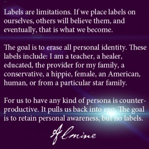 Labels are limitations...